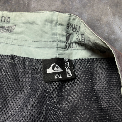 Quiksilver Vintage 2000's Y2K Hip-Hop Skater Graphic Board Shorts