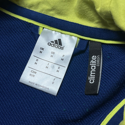 Adidas Heavy Cotton Spellout Zip-Up Hoodie
