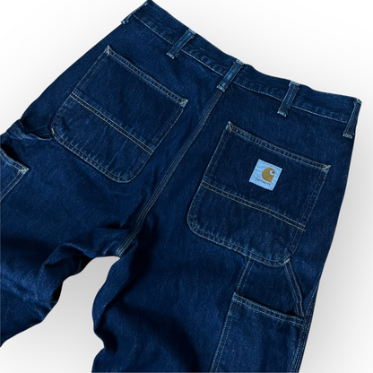 Carhartt "Single Knee Pant" Low Bottom Heavy Cotton Baggy Cargo Jeans