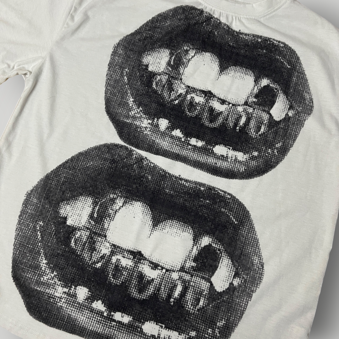 Y2K Chrome Graphic T-Shirt