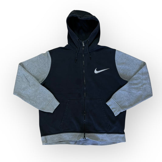 Nike Heavy Cotton Hooded Zip-Up Y2K Hoodie !RARE!