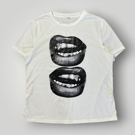 Chrome Y2K Graphic T-Shirt (Дамско)