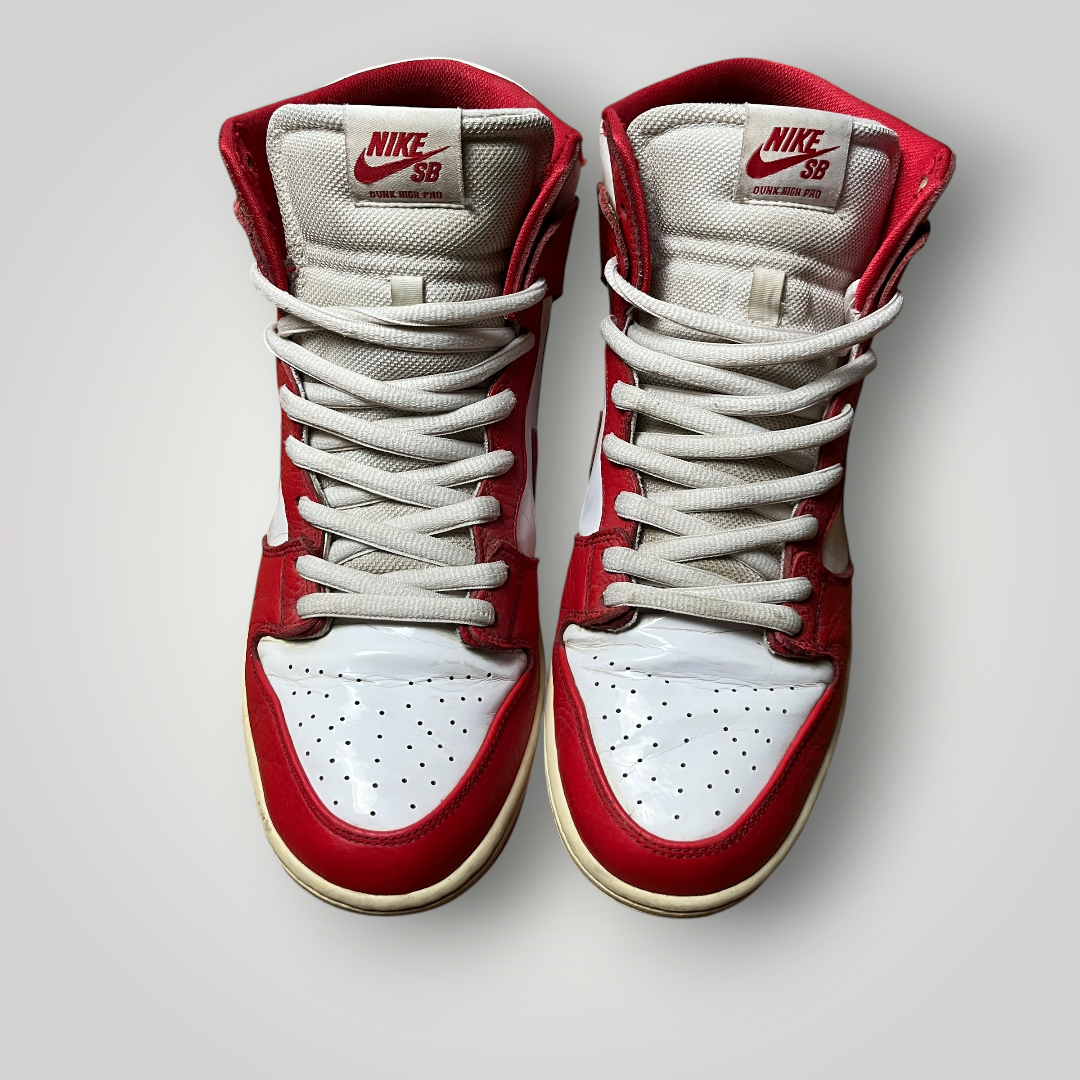 Nike Dunk SB Pro High "Future Court Red" Patent Leather Retro 2017
