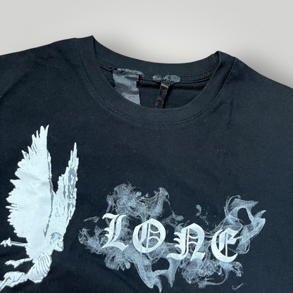 VLONE "Smoke Angel" Heavy Cotton USA MADE Y2K Graphic T-Shirt