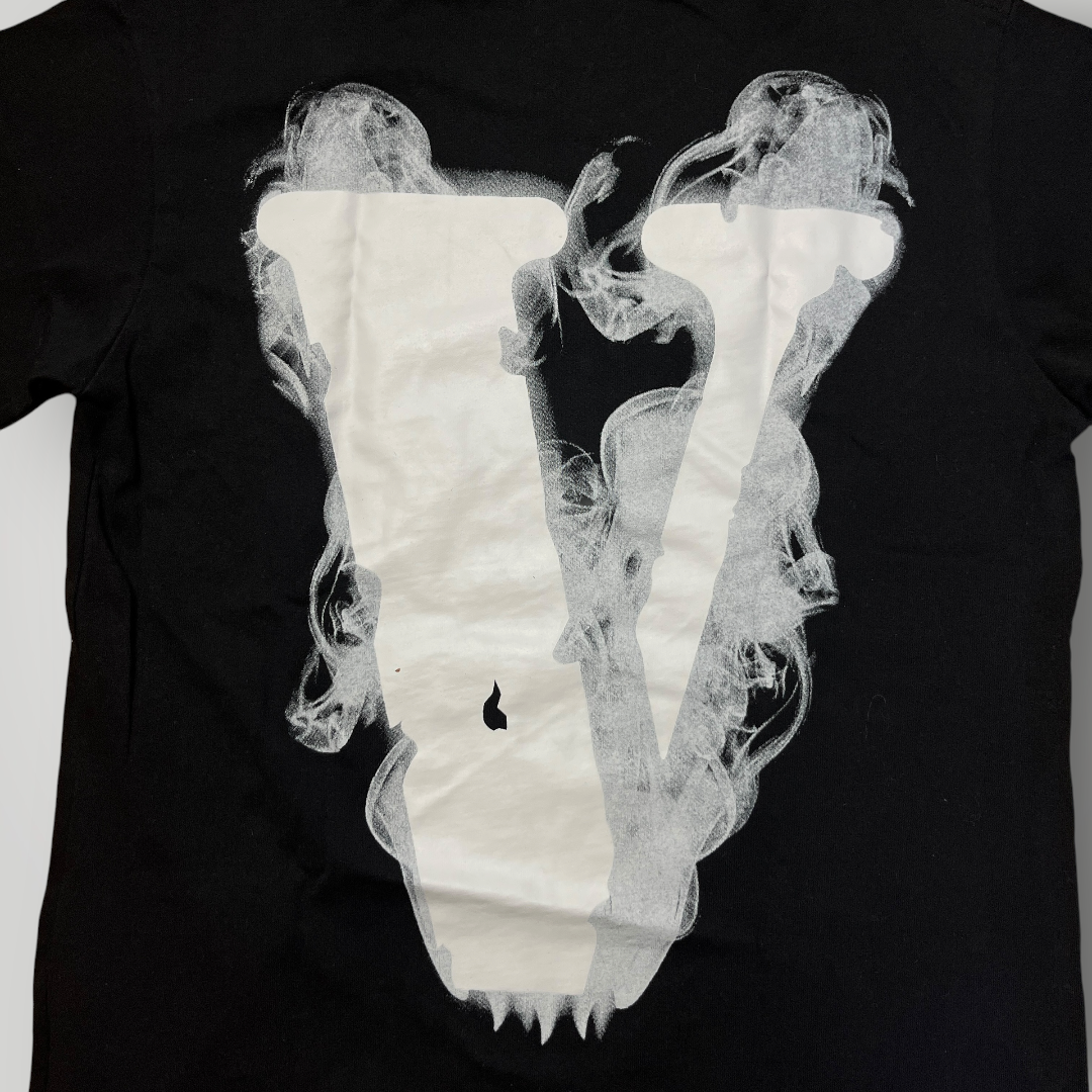VLONE "Smoke Angel" Heavy Cotton USA MADE Y2K Graphic T-Shirt