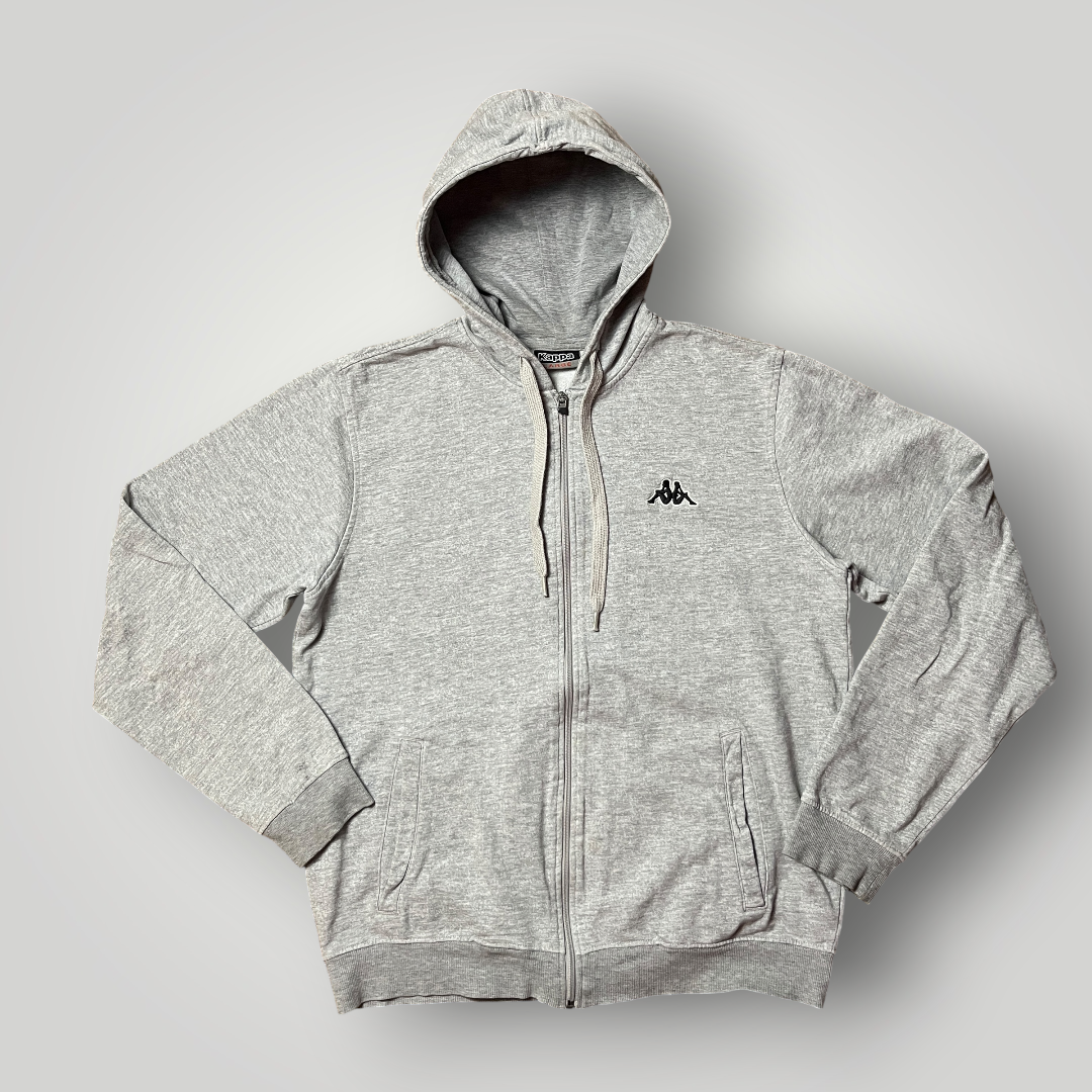 Kappa Grey Zip-Up Hoodie