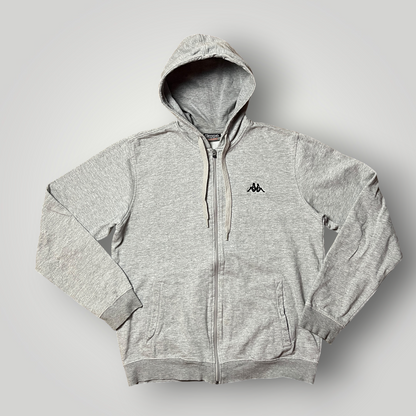 Kappa Grey Zip-Up Hoodie