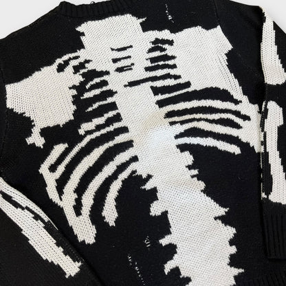 Y2K Skeleton Graphic Sweater