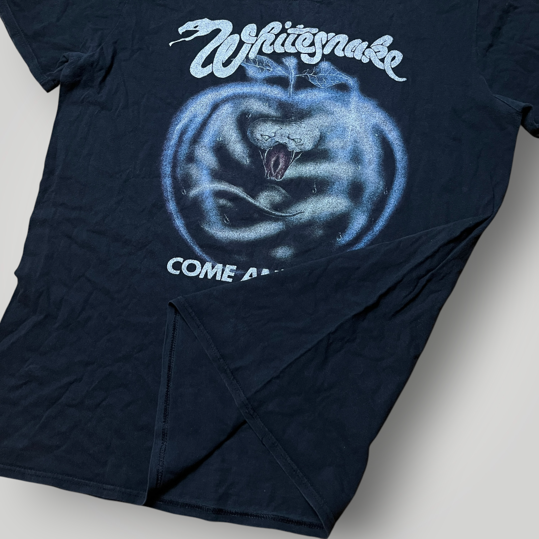 Whitesnake Vintage 90's/00's "1981 Come an' Get it" Tour Tubular Knit Heavy Cotton Graphic T-Shirt