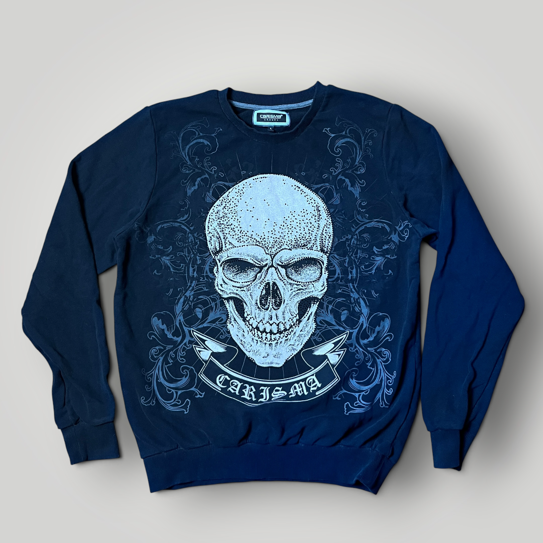 Charisma Y2K Graphic Long Sleeve Sweatshirt Crewneck