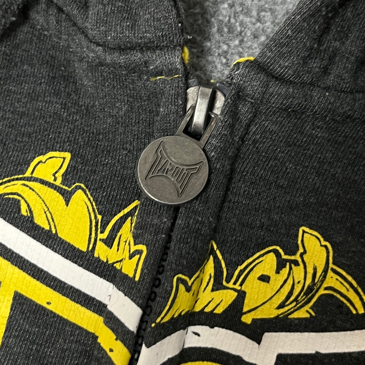 Tapout Y2K Hip-Hop Graphic Zip-Up Hoodie