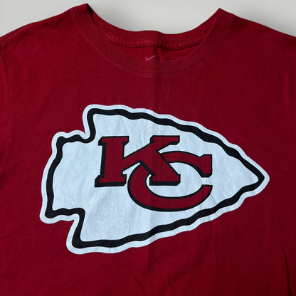 Nike Red Kansas City Chiefs Primetime Logo Essential Tubular Knit Graphic T-Shirt