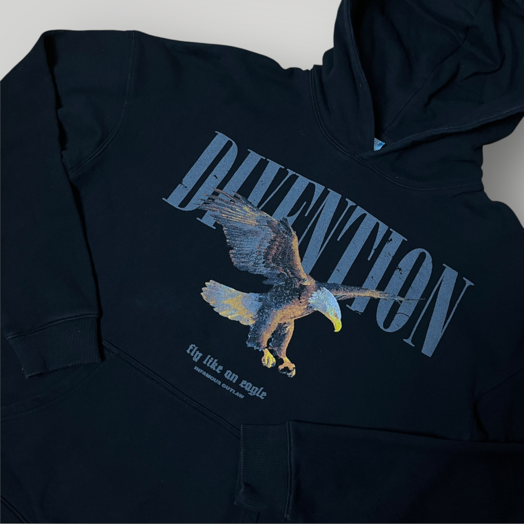 DIVENTION Y2K Heavy Cotton Graphic Hoodie