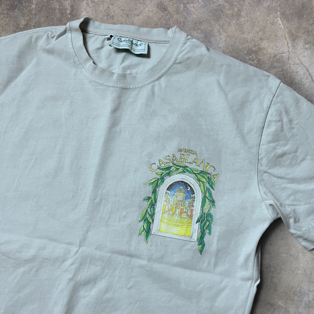 Casablanca Avenida Heavy Cotton Graphic T-Shirt (Replica)