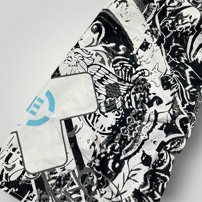 Crivit Y2K Graphic Surf Skate Shorts