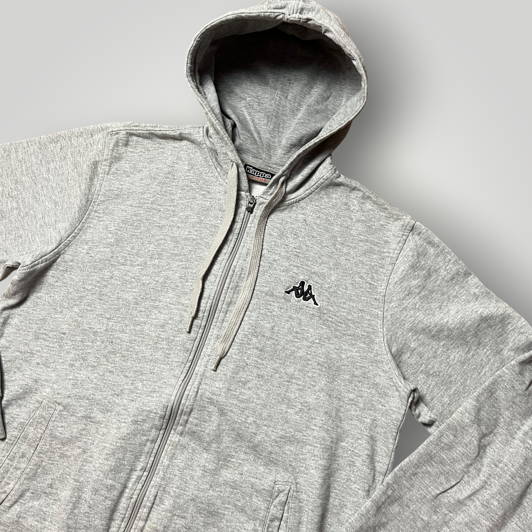 Kappa Grey Zip-Up Hoodie