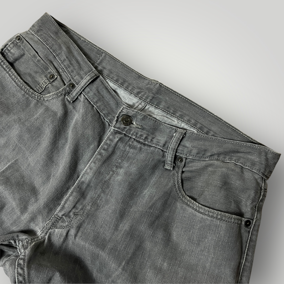 LEVI'S 514 Loose Straight Fit Grey Jeans (2012)