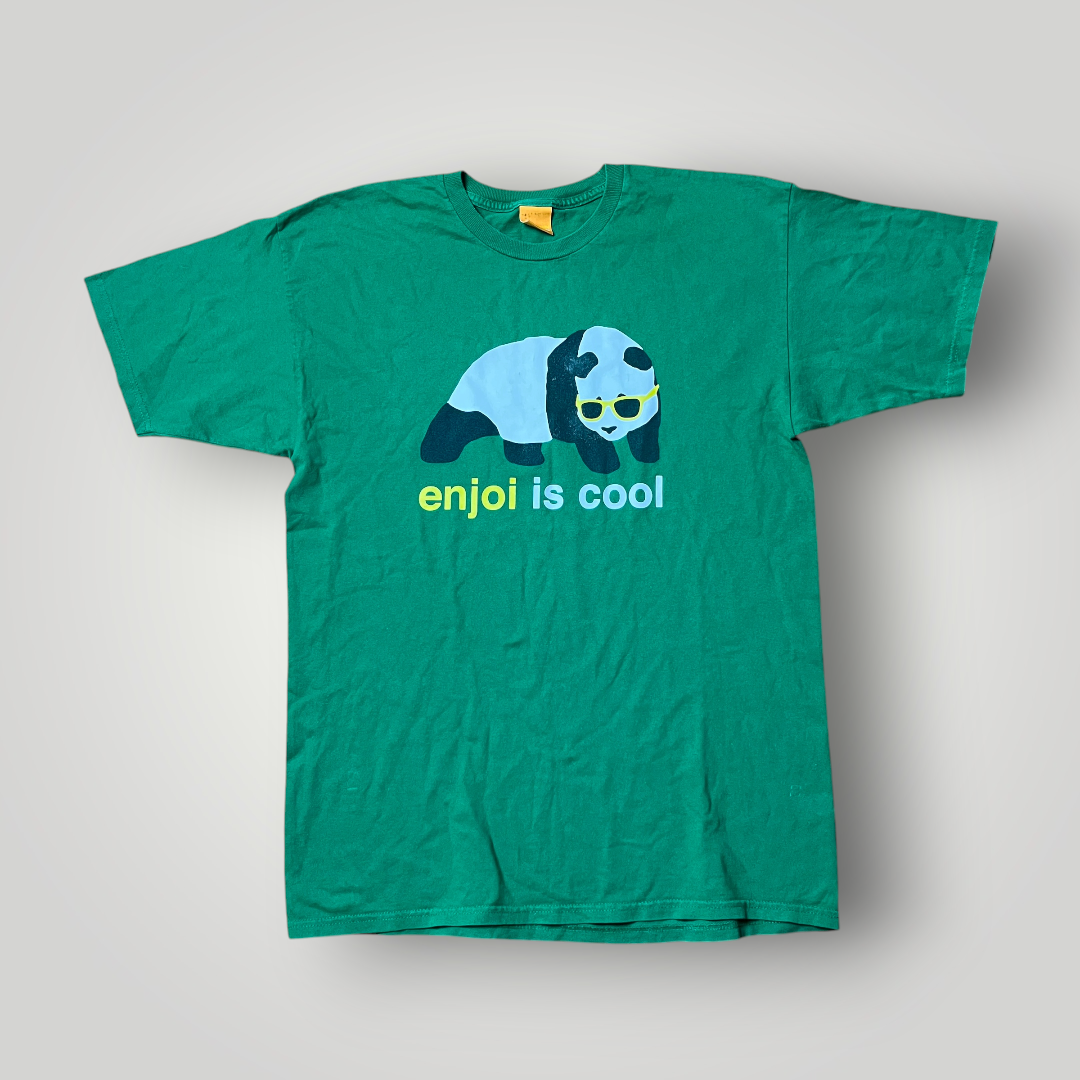 Enjoi Vintage 2000's Skater Graphic Tubular Knit Heavy Cotton T-Shirt