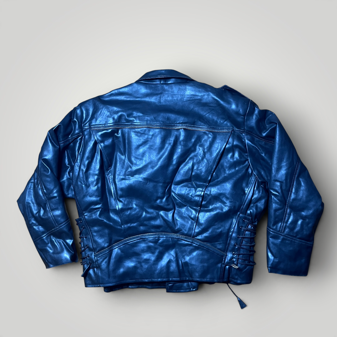 Vintage 80's/90's Lightweight Biker Leather Brando Jacket