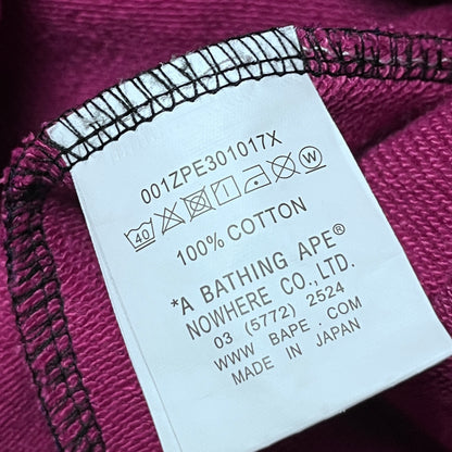 BAPE (A Bathing Ape) Color Camo Purple Shark Full Zip Hoodie (Replica)