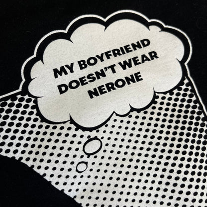 Nerone Studio “My Boyfriend Doesn’t Wear Nerone” Heavy Cotton Graphic Boxy T-Shirt