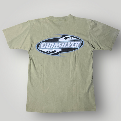 Quiksilver Vintage 90's USA MADE Y2K Heavy Cotton Single Stitch Graphic T-Shirt