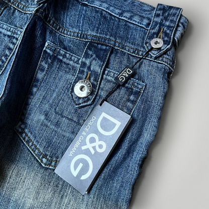 DOLCE & GABBANA Vintage 2000's Y2K Flared Jeans (Дамско) (Replica)