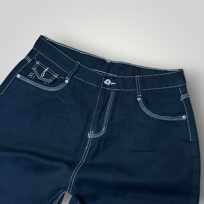 True Religion Y2K Heavy Cotton Jeans White Stitch (Replica)