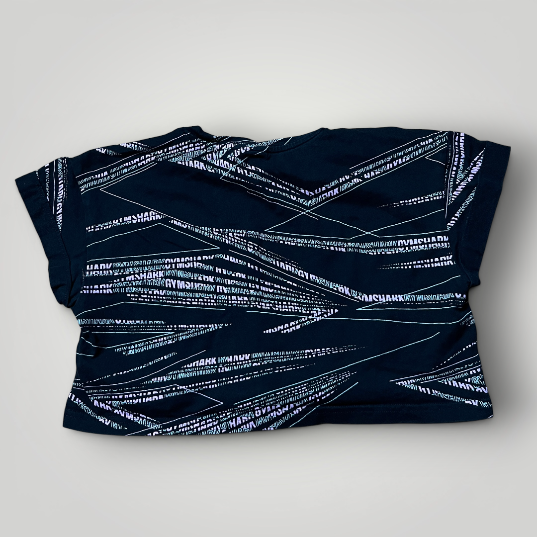 GYMSHARK Graphic Crop Top T-Shirt (Дамско)