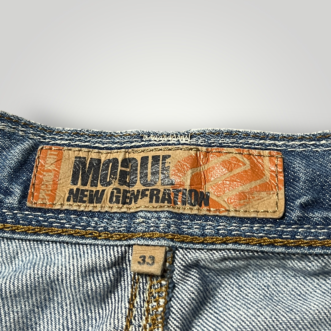 Mogul Vintage 2000's Y2K Hip-Hop Heavy Cotton Skater Denim Jorts