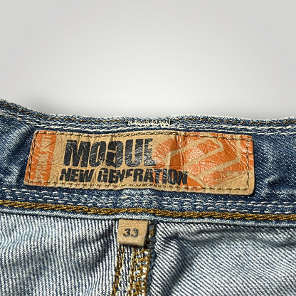 Mogul Vintage 2000's Y2K Hip-Hop Heavy Cotton Skater Denim Jorts