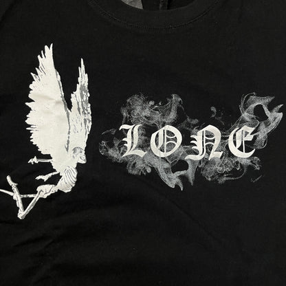 VLONE "Smoke Angel" Heavy Cotton USA MADE Y2K Graphic T-Shirt