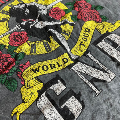 Guns N Roses x Bershka Y2K Stone Washed Graphic T-Shirt