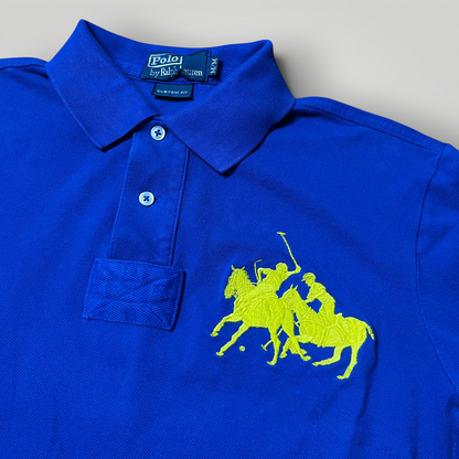 Polo Ralph Lauren Vintage 2000's Dual Match Big Pony Y2K Long Sleeve Shirt