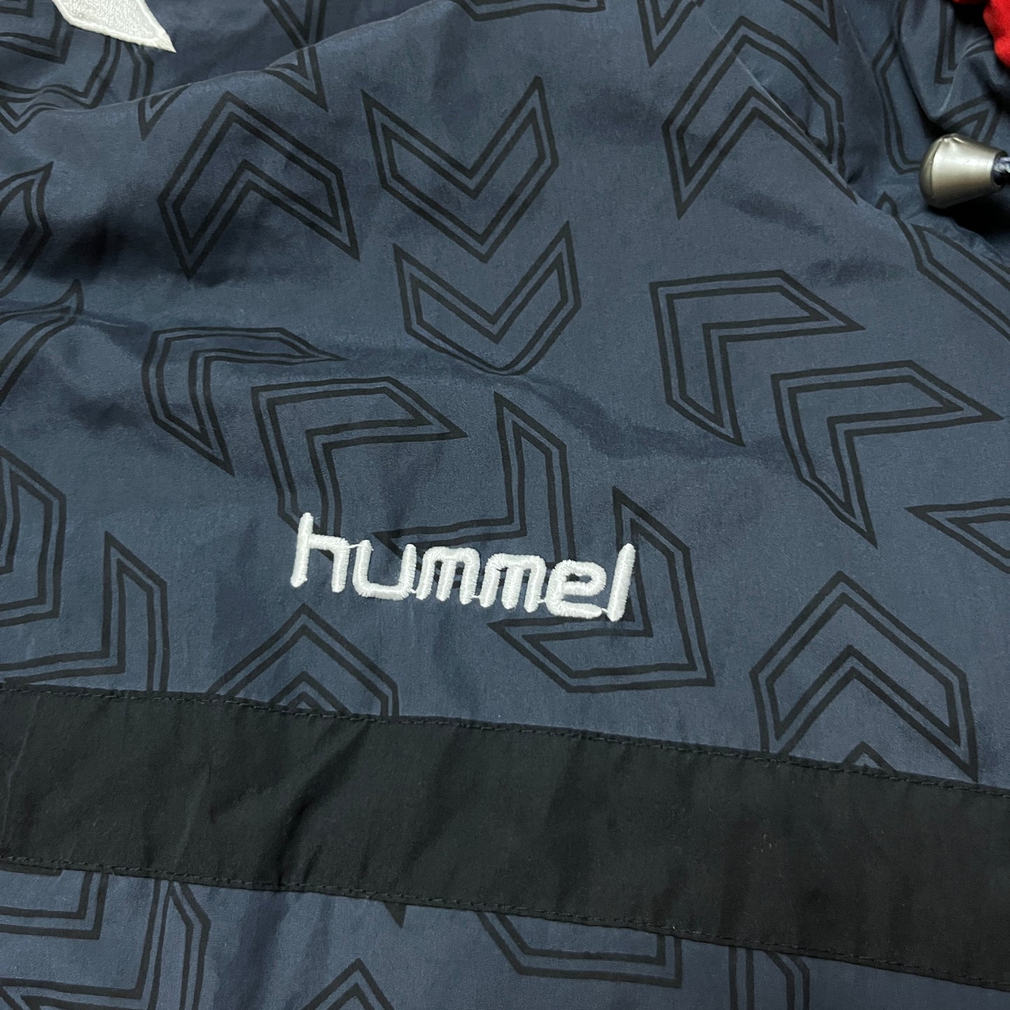 Hummel Vintage Y2K Hip-Hop Oversized Baggy Boxy Windbreaker Jacket