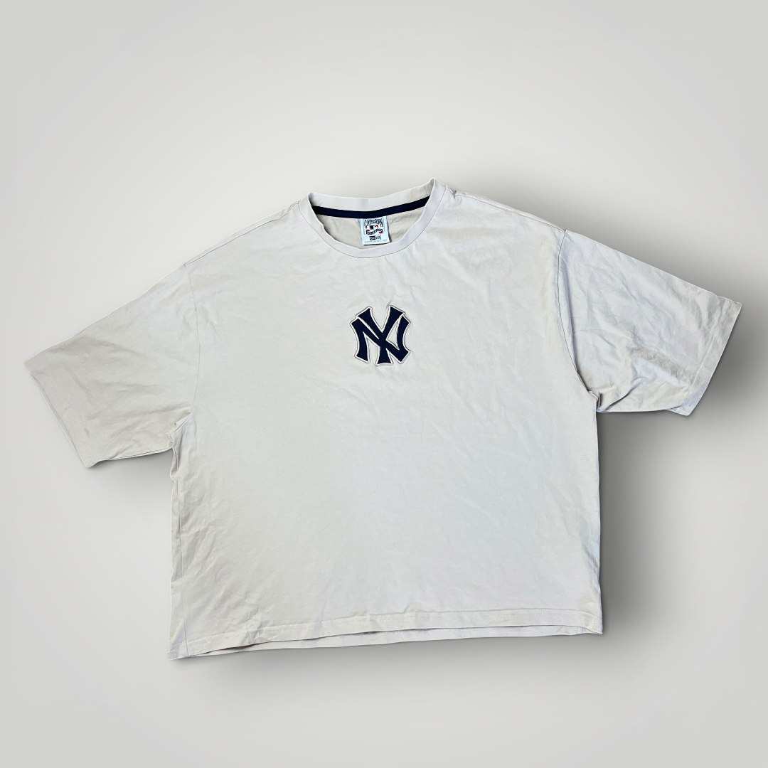 New York Yankees x New Era Heavy Cotton Boxy Fit Y2K Hip-Hop T-Shirt