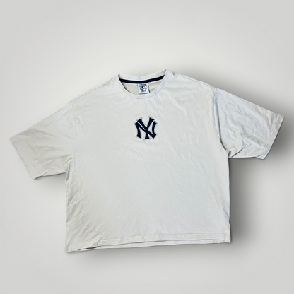 New York Yankees x New Era Heavy Cotton Boxy Fit Y2K Hip-Hop T-Shirt