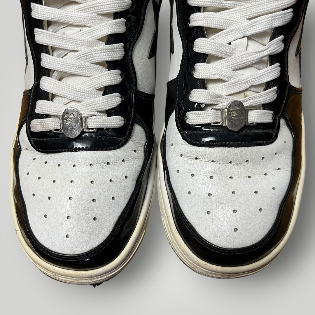 A Bathing Ape BAPE STA Low Black/White (Replica)