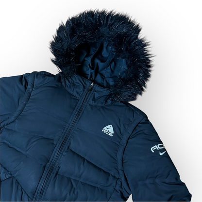 Nike ACG Vintage 00's Y2K Transformable Fur Puffer Jacket / Vest (Дамско)