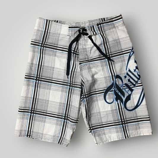 Billabong Y2K Plaid Board Shorts