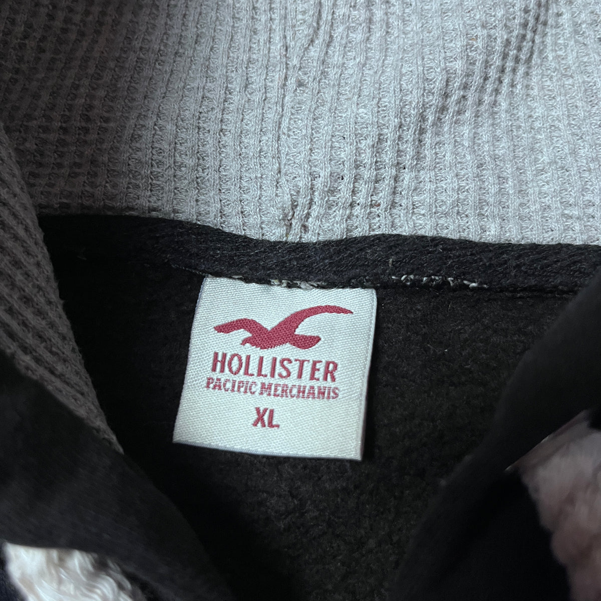 Hollister Heavy Cotton Y2K Zip-Up Hoodie