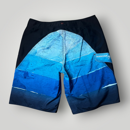 Quiksilver "Cypher Kelly Slater" Graphic  Surfing Board Shorts