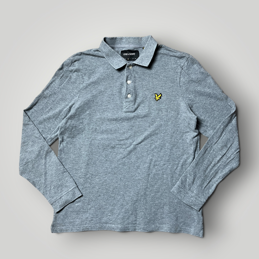 Lyle & Scott Small Logo Long Sleeve Polo Shirt