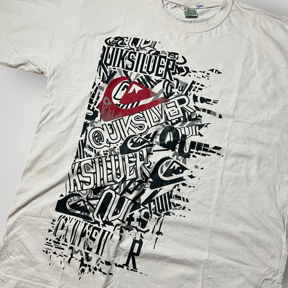 Quiksilver Vintage 2000's Y2K Hip-Hop Heavy Cotton Graphic T-Shirt