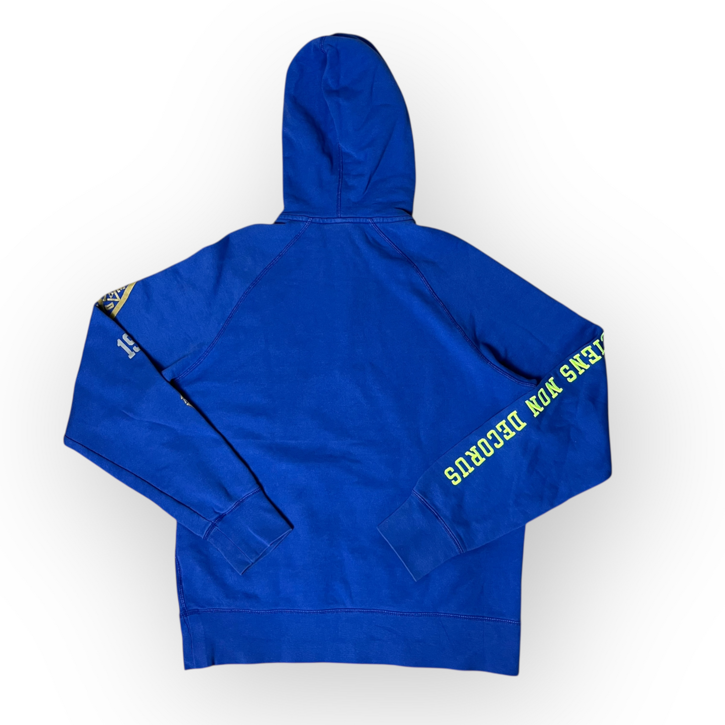 Nike Vintage 00's Spell Out Y2K Heavy Cotton Embroidered Zip-Up Hoodie