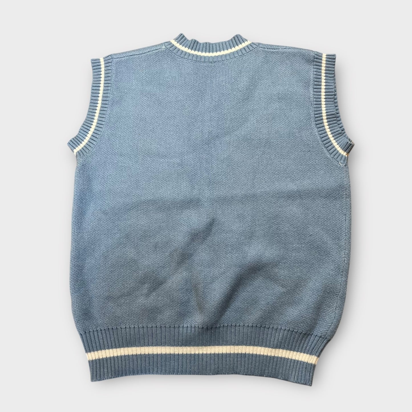 Y2K Graphic Skull Sleevless Sweater