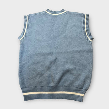 Y2K Graphic Skull Sleevless Sweater