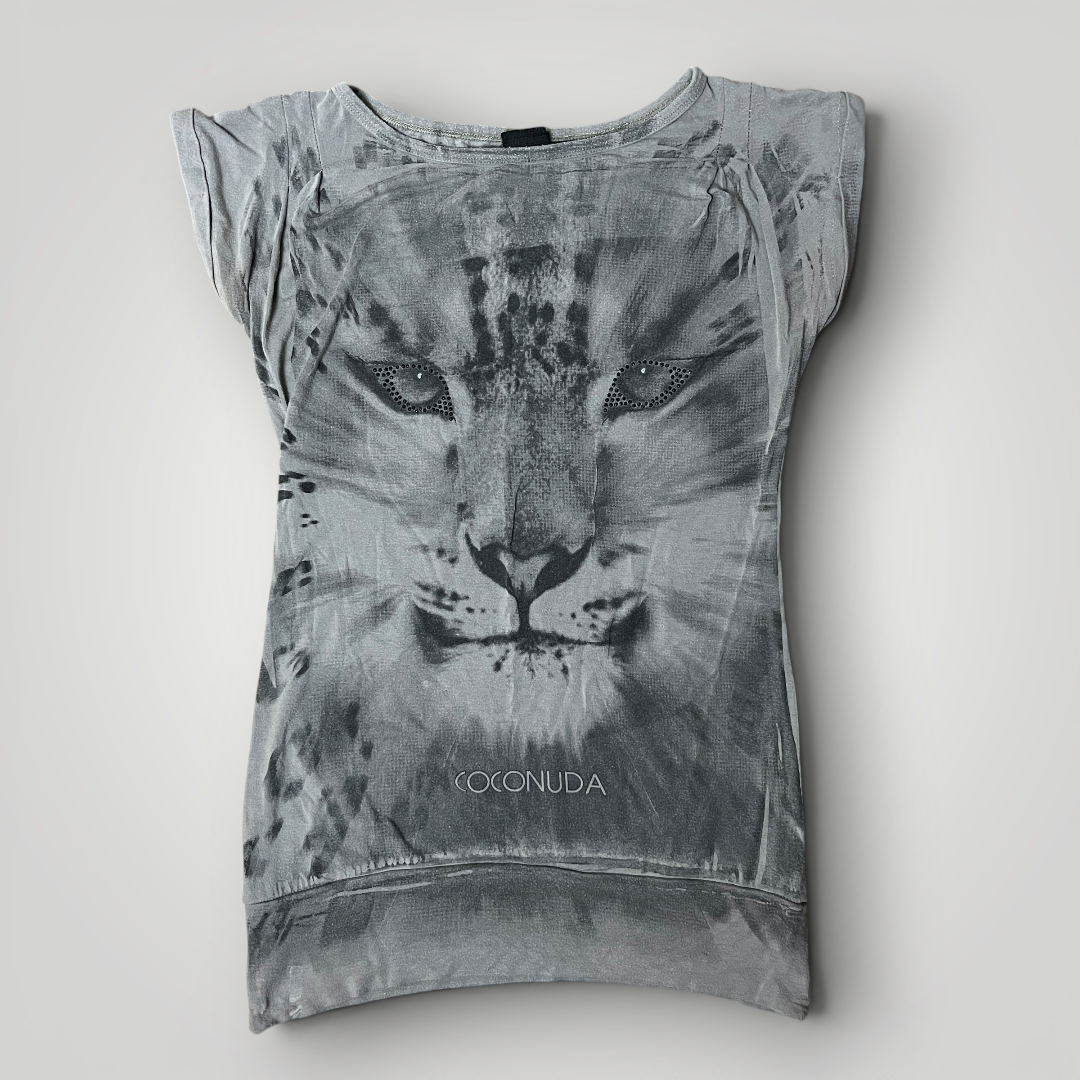 Coconuda Vintage 00's Y2K Graphic T-Shirt Dress (Дамско) !MADE IN ITALY!
