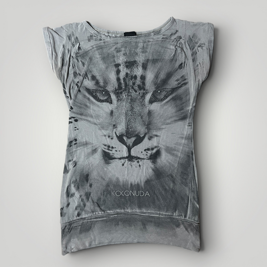 Coconuda Vintage 00's Y2K Graphic T-Shirt Dress (Дамско) !MADE IN ITALY!