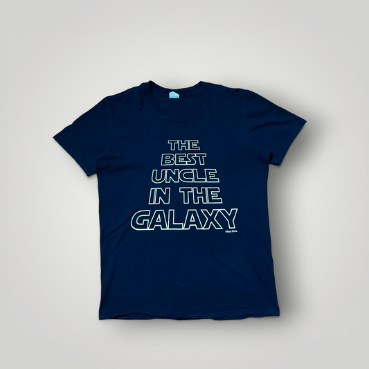 "THE BEST UNCLE IN THE GALAXY" Funny Graphic Star Wars Lettered T-Shirt
